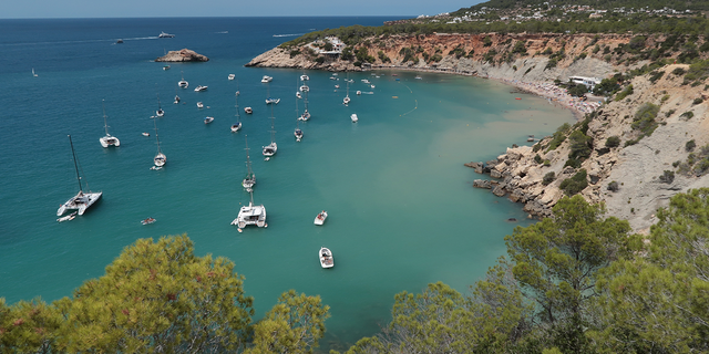 Boats near Ibiza