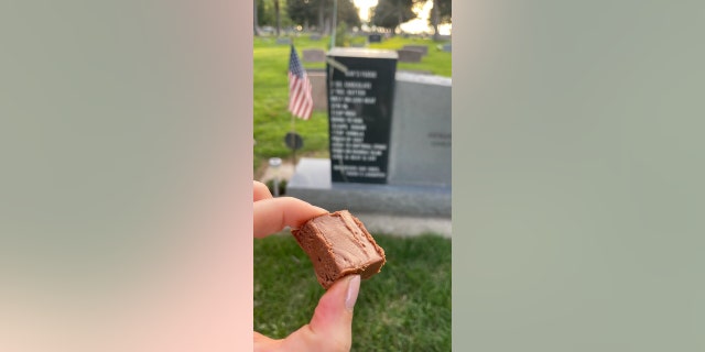 Fudge recipe gravestone