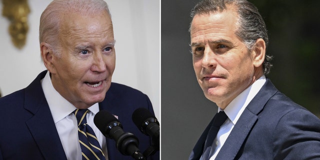 Biden and son