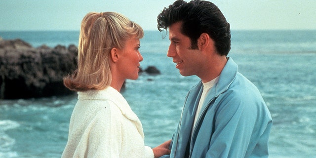Olivia Newton John and John Travolta's beach scene