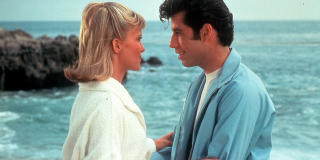 Olivia Newton John and John Travolta's beach scene