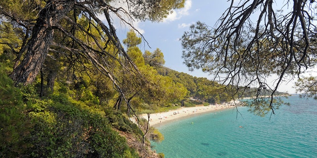 Kastani Beach on Skopelos Island