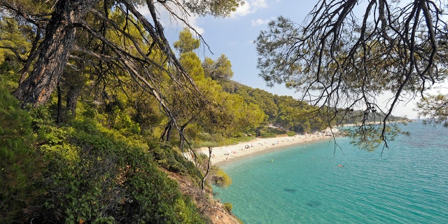 Kastani Beach on Skopelos Island