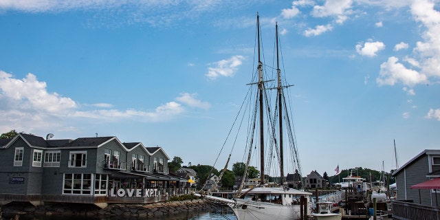 A view of the water in Kennebunkport, Maine