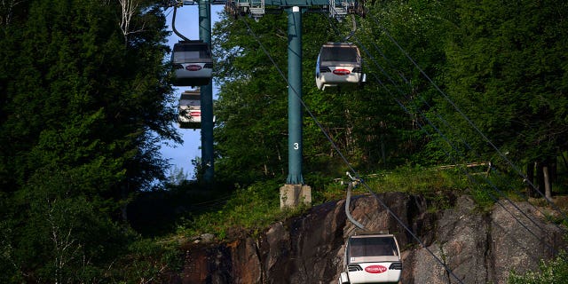 Photo of gondolas at Mont-Tremblant resort