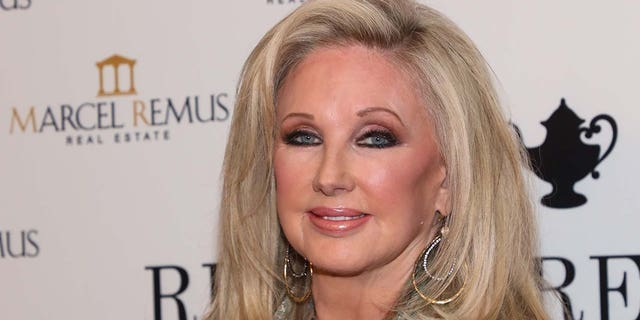 Morgan Fairchild smiling