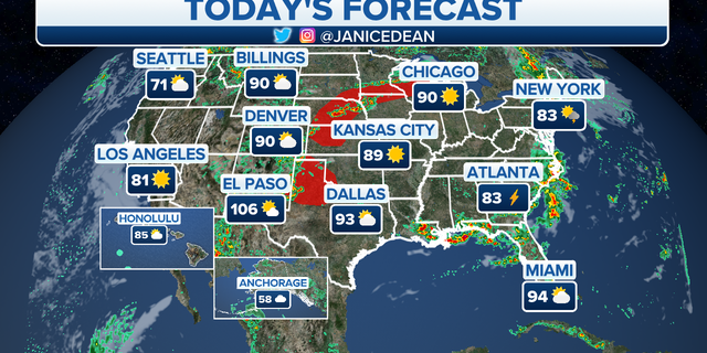 US national weather forecast