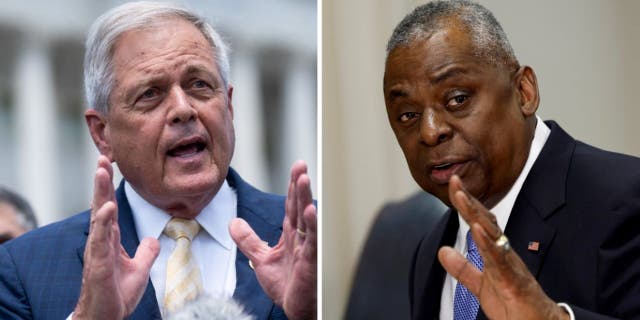 Rep. Ralph Norman und Verteidigungsminister Lloyd Austin