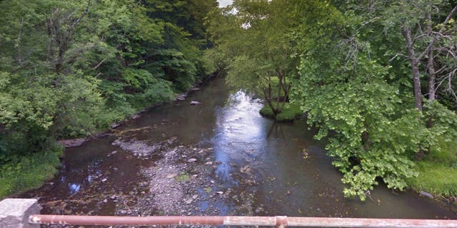 Part of Tohickon Creek in Pennsylvania