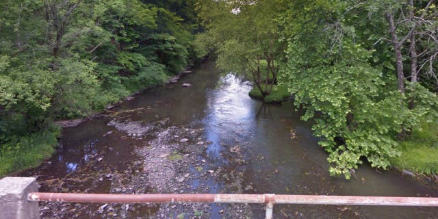 Part of Tohickon Creek in Pennsylvania
