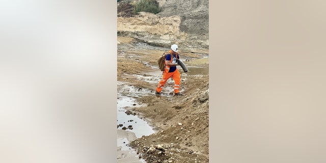 Mammoth tusk finding