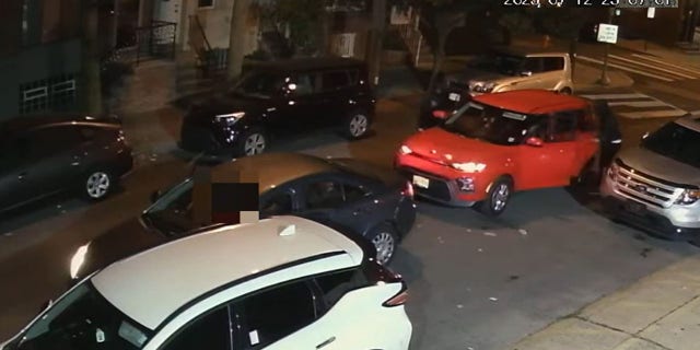 suspects fleeing in car