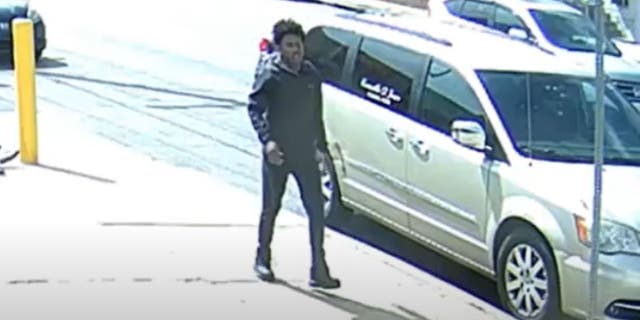 Close-up of robbery suspect