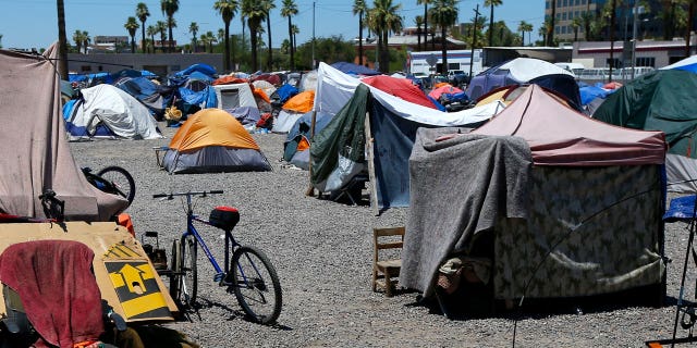 phoenix arizona homeless camp