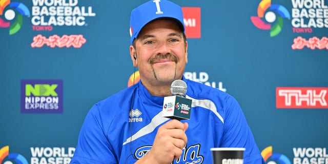 Mike Piazza alla conferenza WBC