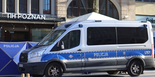 Polish police van