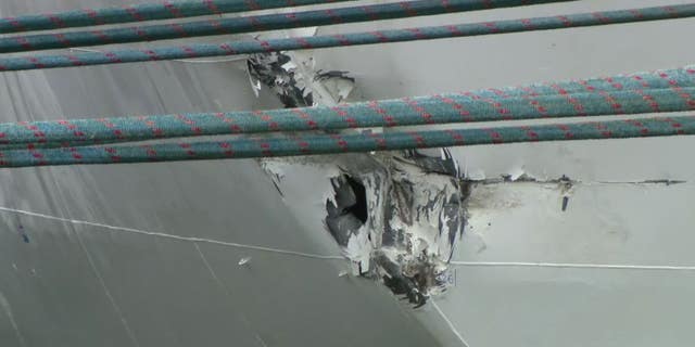 Princess Cruises crashed in San Francisco