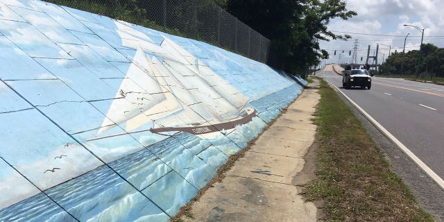 Clotilda mural