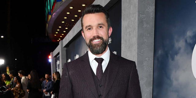 Rob McElhenney smiling