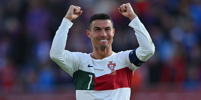 Cristiano Ronaldo dopo la partita
