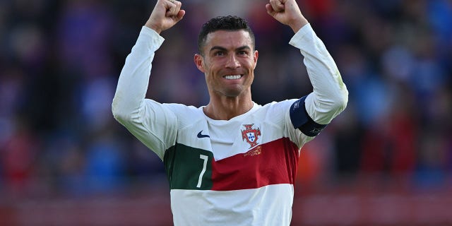 Cristiano Ronaldo dopo la partita