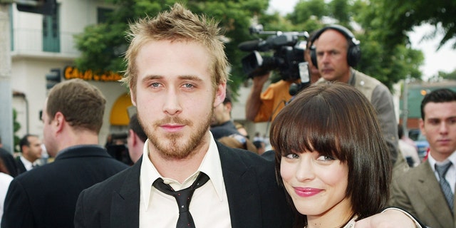Ryan Gosling and Rachel McAdams at the premiere of "The Notebook"