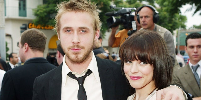 Ryan Gosling and Rachel McAdams at the premiere of "The Notebook"