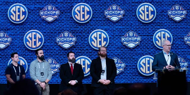 SEC Commissioner Greg Sankey respects law enforcement.