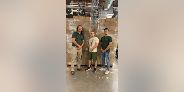 sleeping bags in boxes