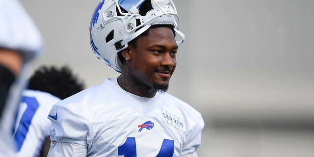 Stefon Diggs during the Bills training camp