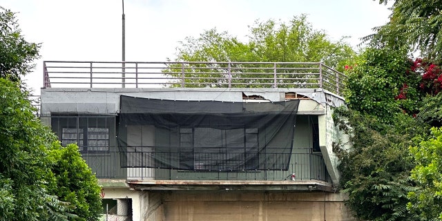 California troll house above bridge
