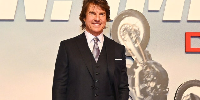 Tom Cruise at the premiere of Mission: Impossible - Dead Reckoning