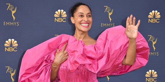 Tracee Ellis at the 2018 Emmy Awards