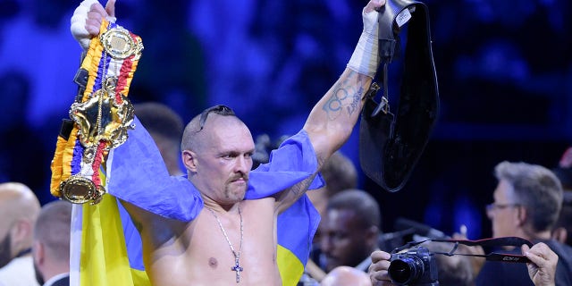 Oleksandr Usyk dopo la partita