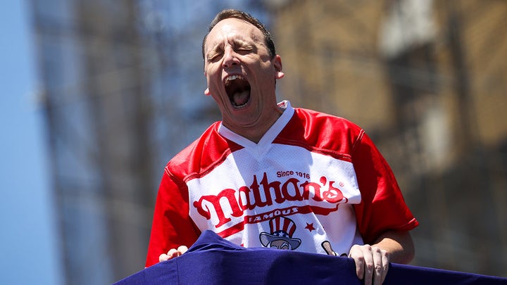 Joey Chestnut reacts after being banned from Nathan's hot dog eating contest: 'I was gutted'