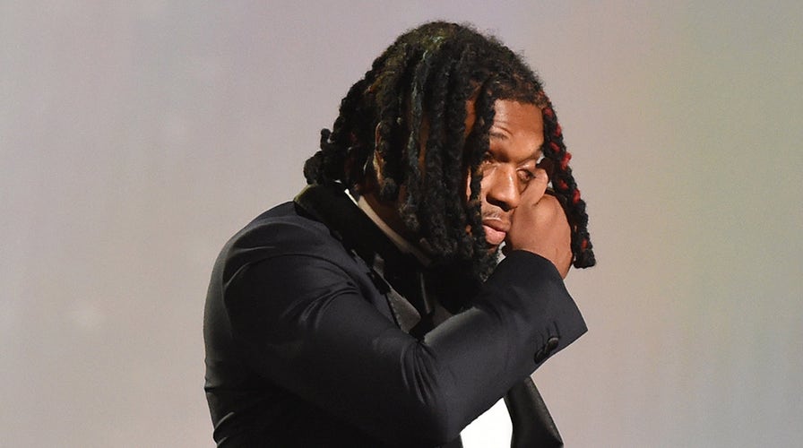 Damar Hamlin breaks down in tears during award tribute to Buffalo Bills  training staff at ESPYS