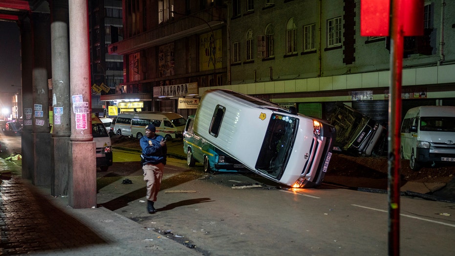 Massive gas explosion shatters South Africa streets during rush hour, flipping cars, causing extensive damage