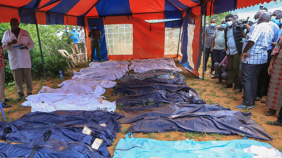 Number of Kenyan doomsday cult members found dead surpasses 400 as authorities find 12 more bodies