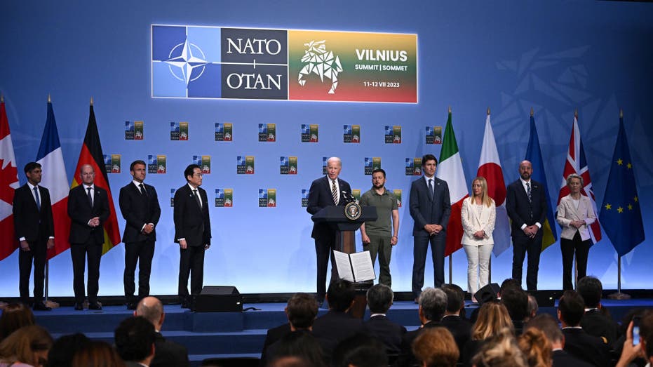 Biden, G-7 countries vow long-term support for Ukraine in joint declaration: ‘Ukraine’s future lies in NATO’