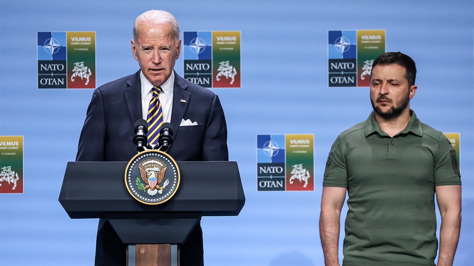 WATCH: Biden confuses Ukraine with Russia, Zelenskyy with Putin during gaffe-filled trip to Lithuania