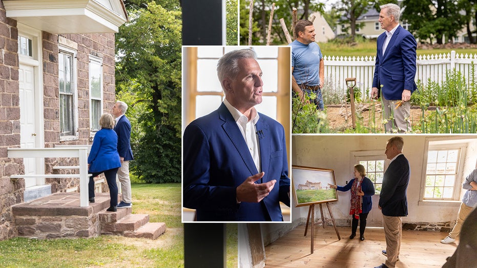 Kevin McCarthy reflects on history during tour of first speaker’s house