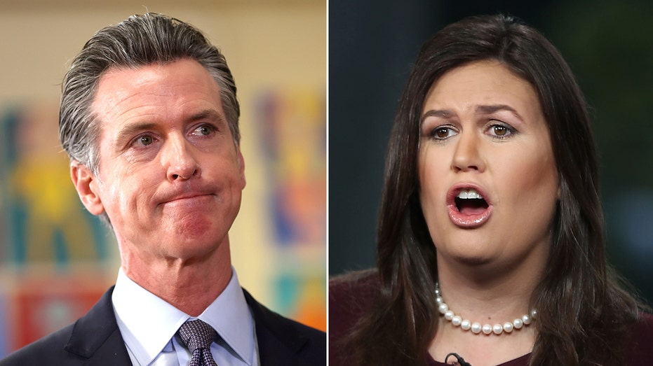 Sarah Sanders trolls Newsom with state rankings after comment about putting GOP on ‘heels’