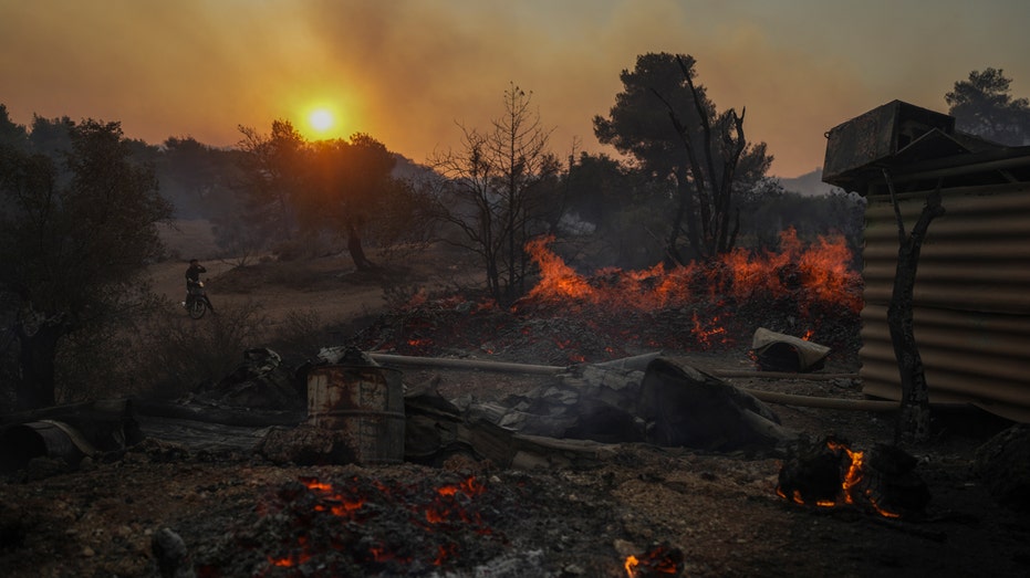 Heat wave intensifies wildfires in Greece, international firefighting teams mobilize to assist