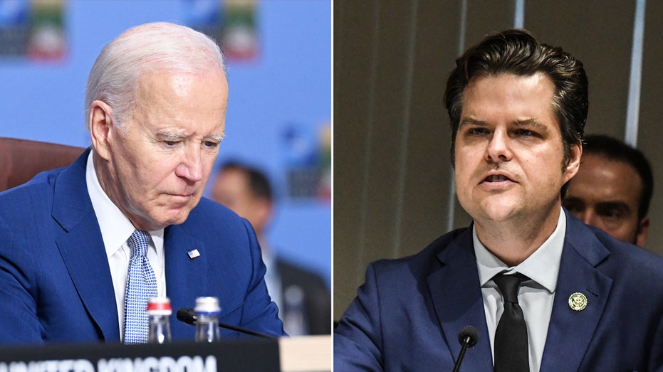 Rep Gaetz says Biden is ‘sleepwalking’ the US into another world war over Ukraine aid: ‘Are we safer today?’