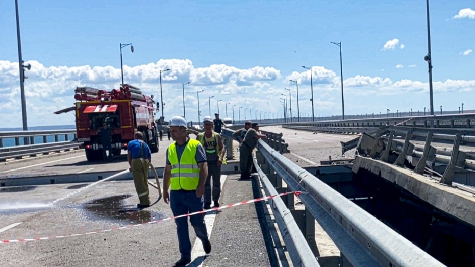 Ukrainian Security Service claims responsibility for Crimea bridge blast