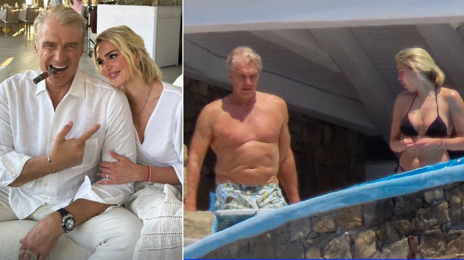 Rocky star Dolph Lundgren 65 and Emma Krokdal 27 seemingly