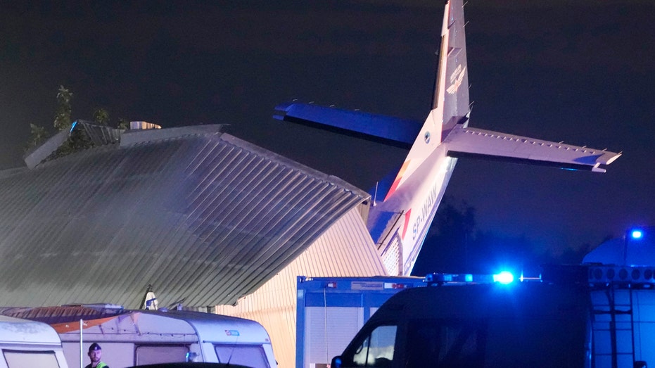 Plane crash at Polish skydiving center leaves 5 dead, 8 hurt