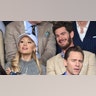 Ariana Grande and Andrew Garfield at Wimbledon