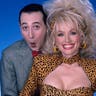 Paul Reubens and Dolly Parton in a promotional picture for the ABC show "Dolly."