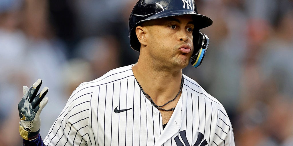 Yankees' Giancarlo Stanton Blasts Tape Measure Home Run - Sports